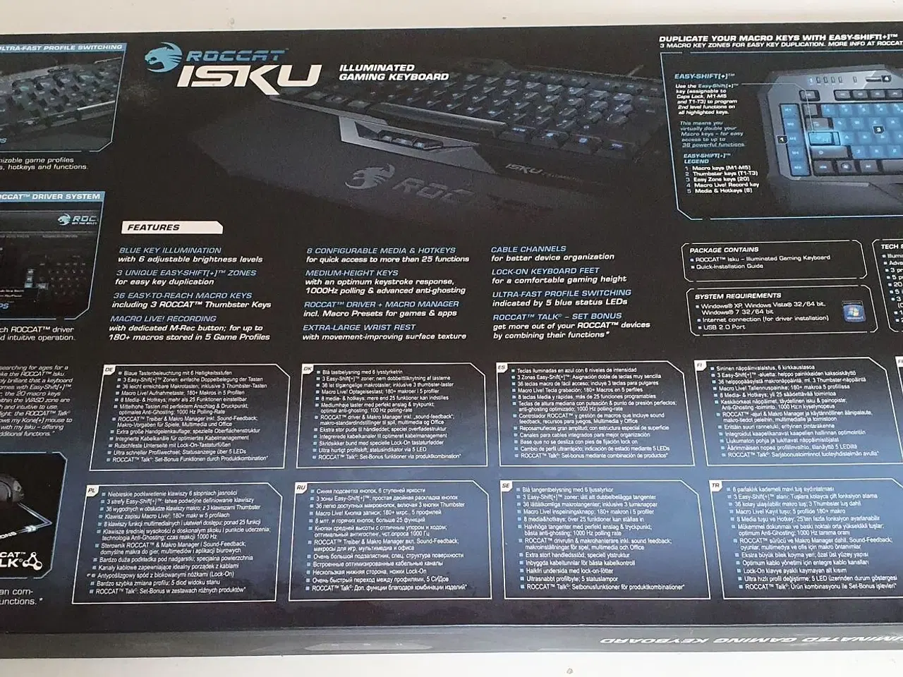 Billede 2 - ROCCAT Isku Illuminated gaming tastatur