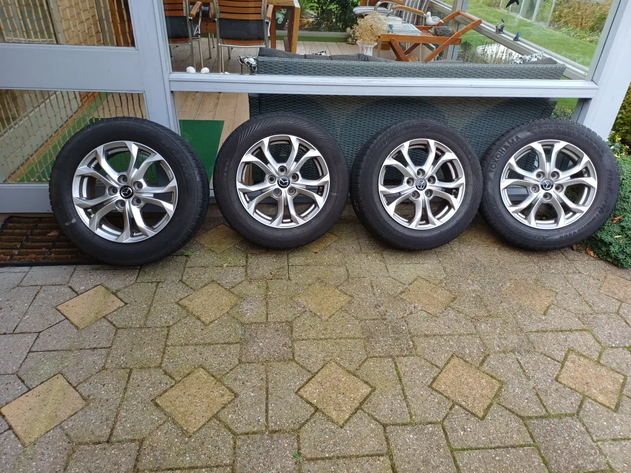 Billede 1 - 4 stk vinterdæk på alu fælge