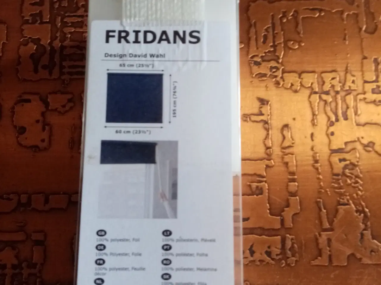 Billede 2 - Mørklægningsgardin, b: 65 h: 195