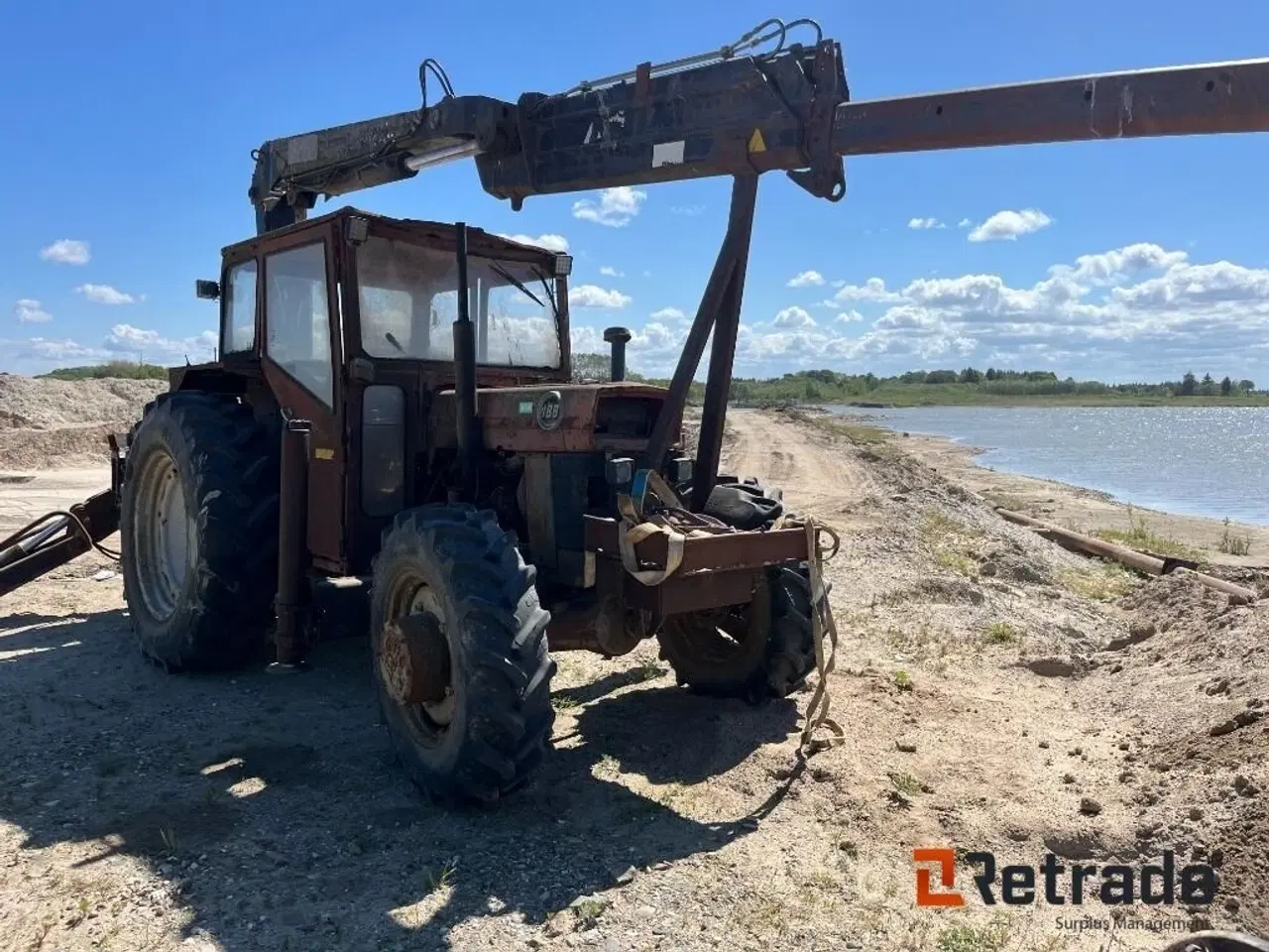 Billede 2 - Massey Ferguson 188 4WD med Hiab 100 kran