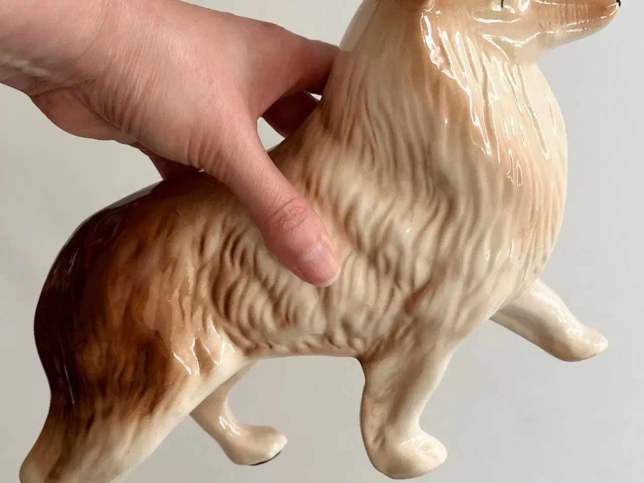 Billede 2 - Fajancefigur, collie