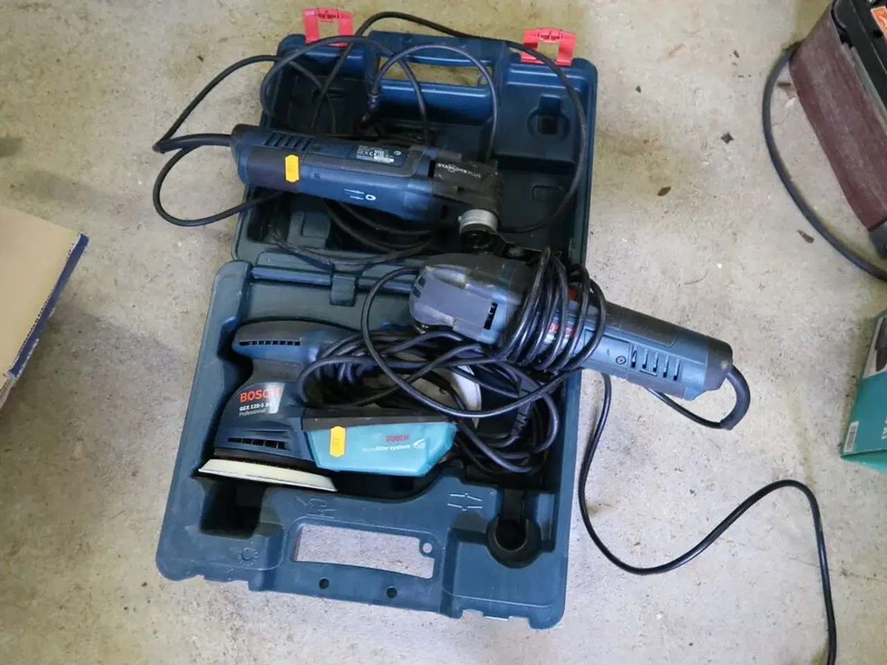 Billede 1 - 3 stk. håndværktøj BOSCH GEX 125-1 AE, GOP 250 CE m.fl.