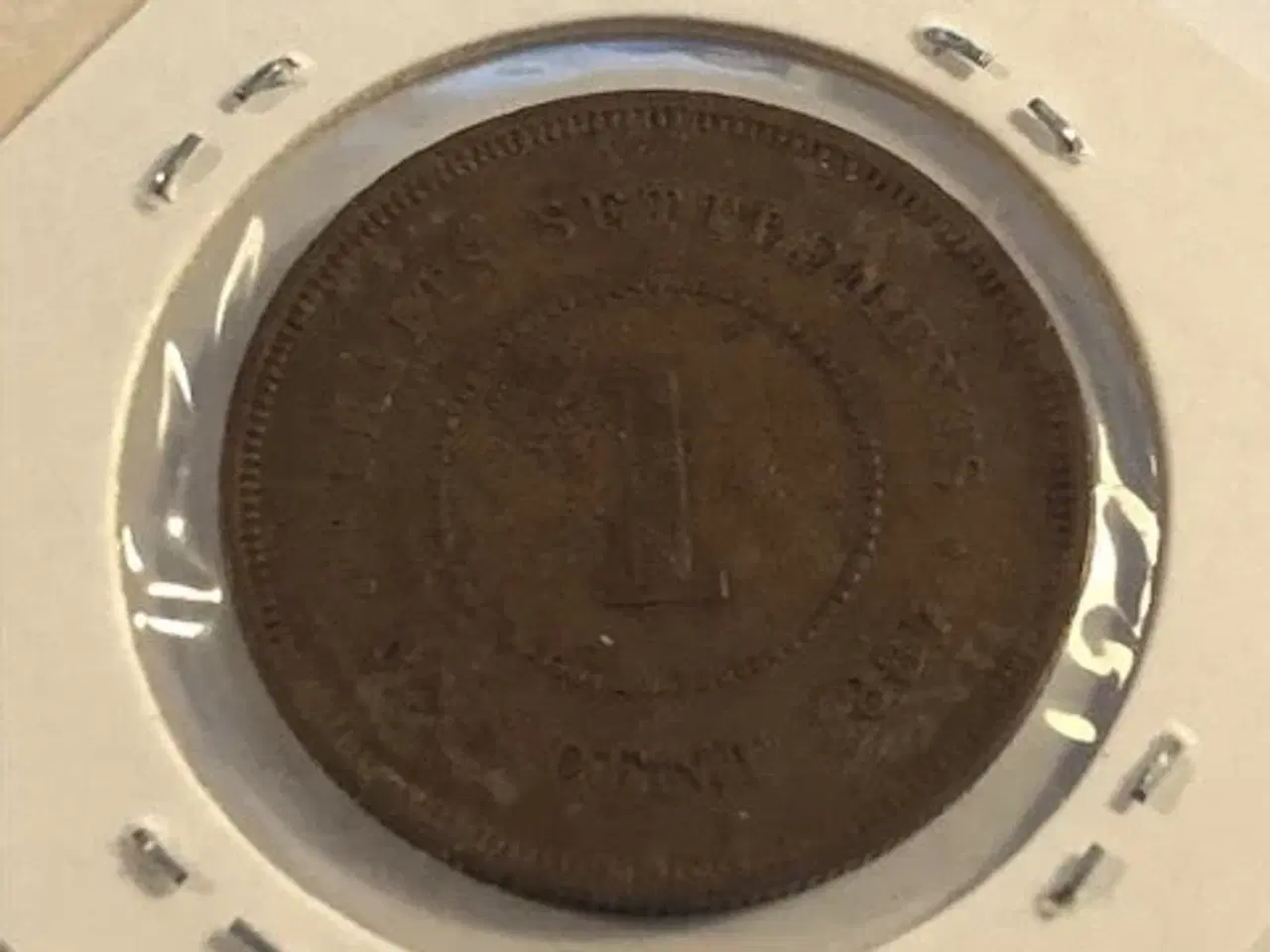 Billede 1 - 1 cent 1887 Straits Settlements
