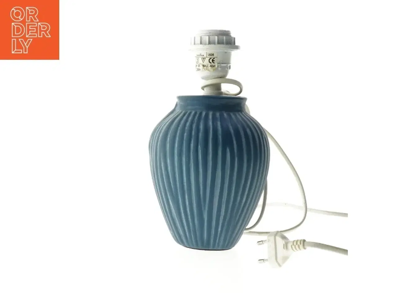 Billede 2 - Bordlampe med porcelænsfod fra Nordlux (str. 24 cm)