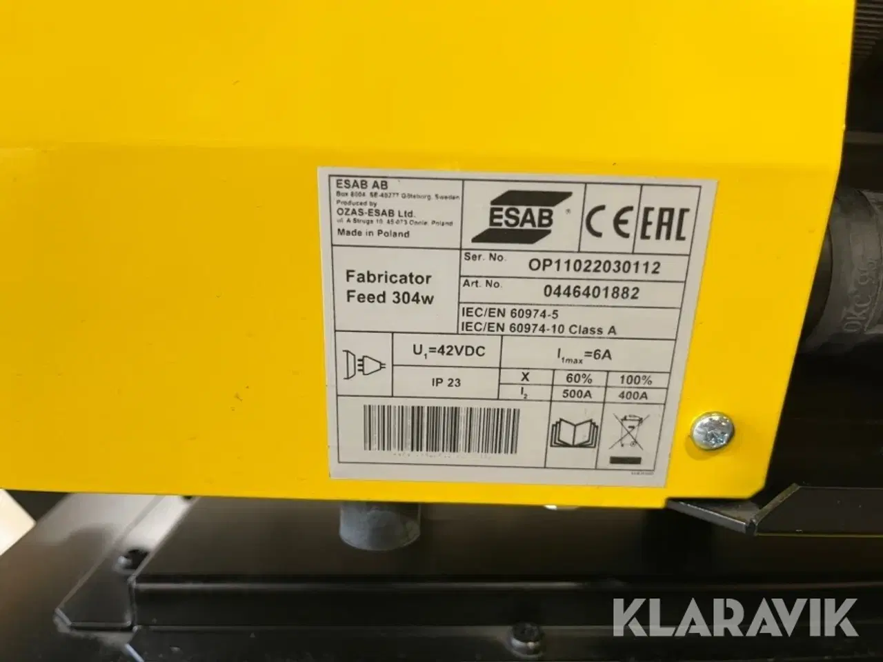 Billede 11 - Svejser ESAB Fabricator EM401i