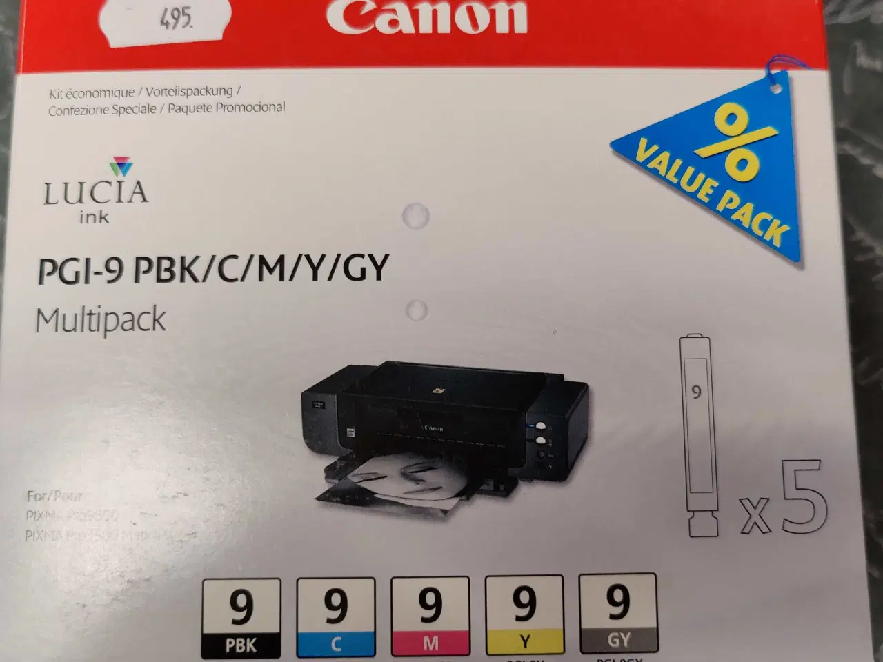 Billede 1 - Farve multipakke med PBK. C. M. Y og GY