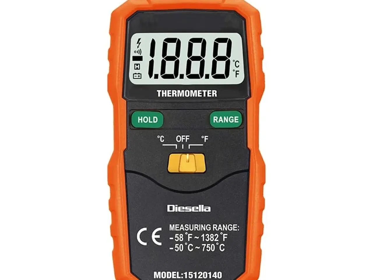 Billede 1 - Digital termometer K-type (-50°C-750°C)