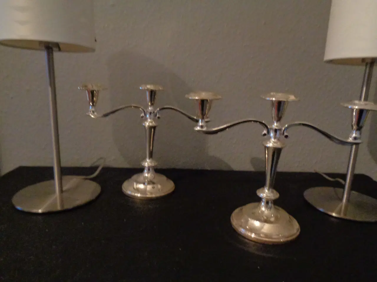 Billede 1 - 3 armet kandelaber