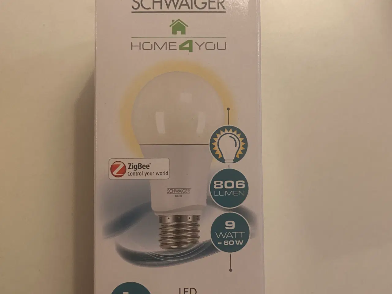 Billede 1 - Zigbee  Schwaiger HOME4YOU HAL100 - LED-lyspære