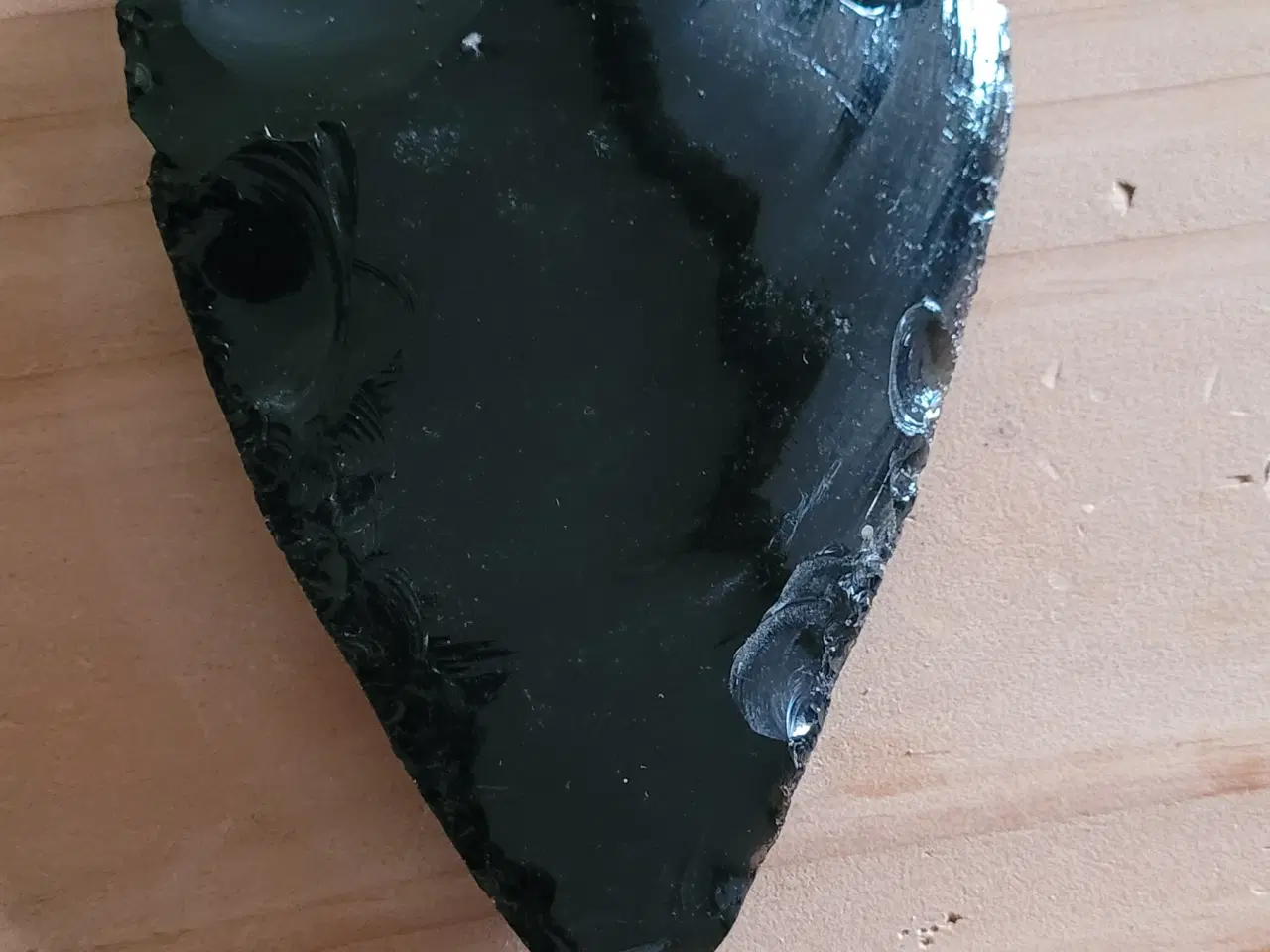 Billede 1 - Obsidian pile spids 