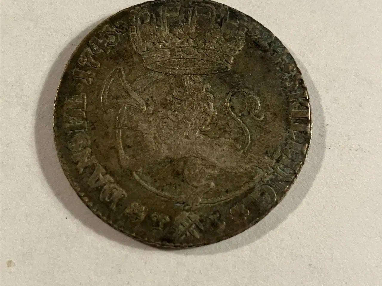 Billede 1 - 24 Skilling 1743 Norge