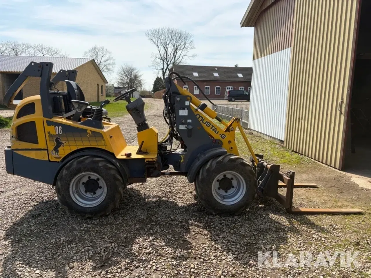 Billede 4 - Minilæsser Mustang 306 med skovl og pallegafler