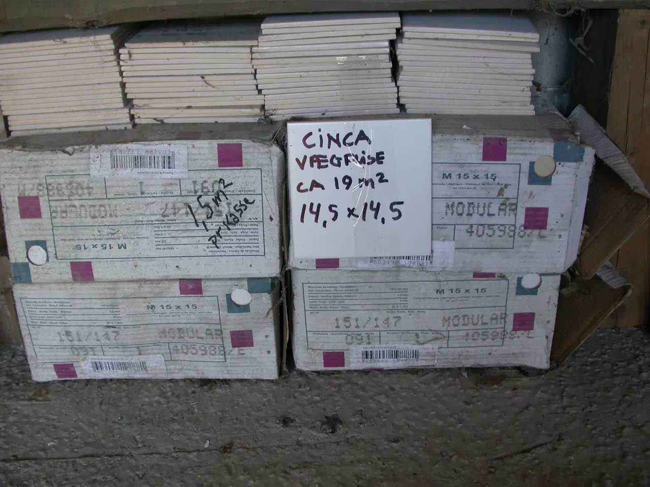 Billede 1 - vægfliser Cinca 14,5x14,5 cm