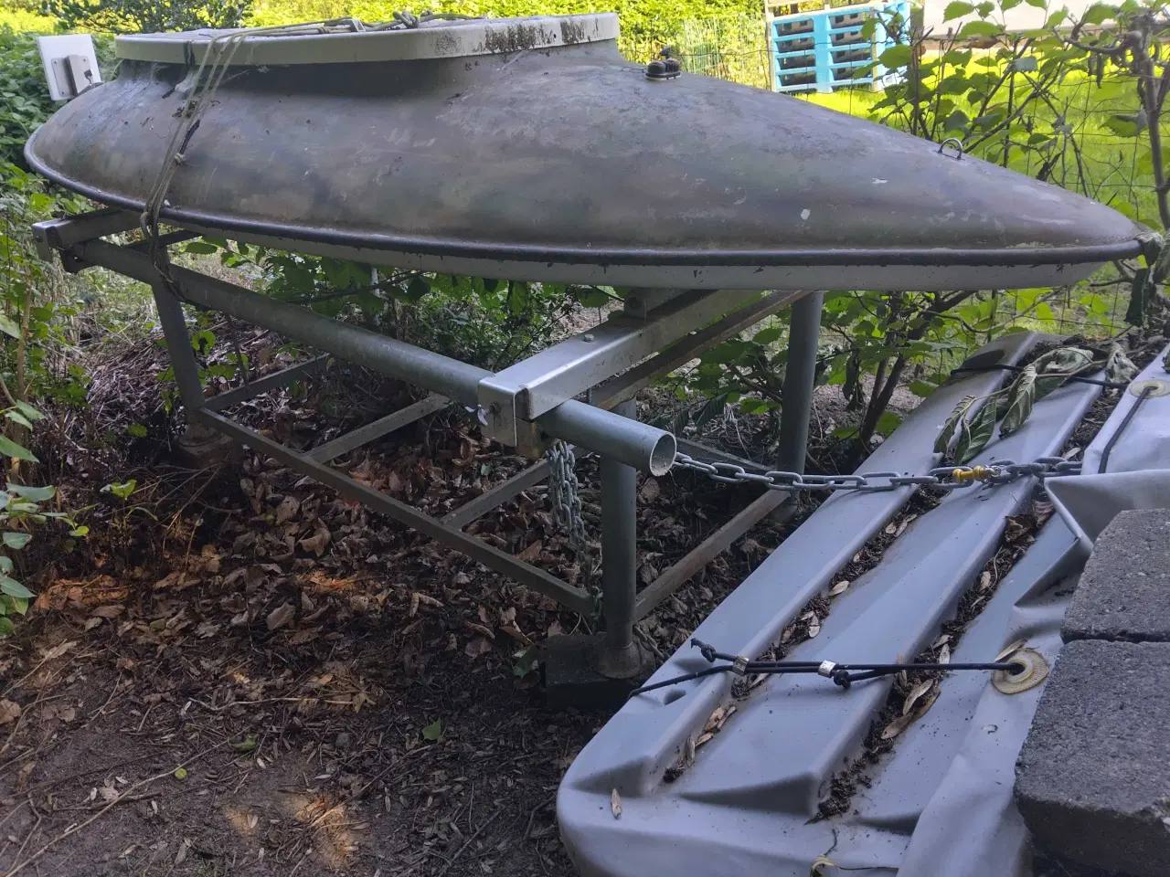 Billede 7 - Randers Jagt Bobbel med låg Camo net motor beslag 