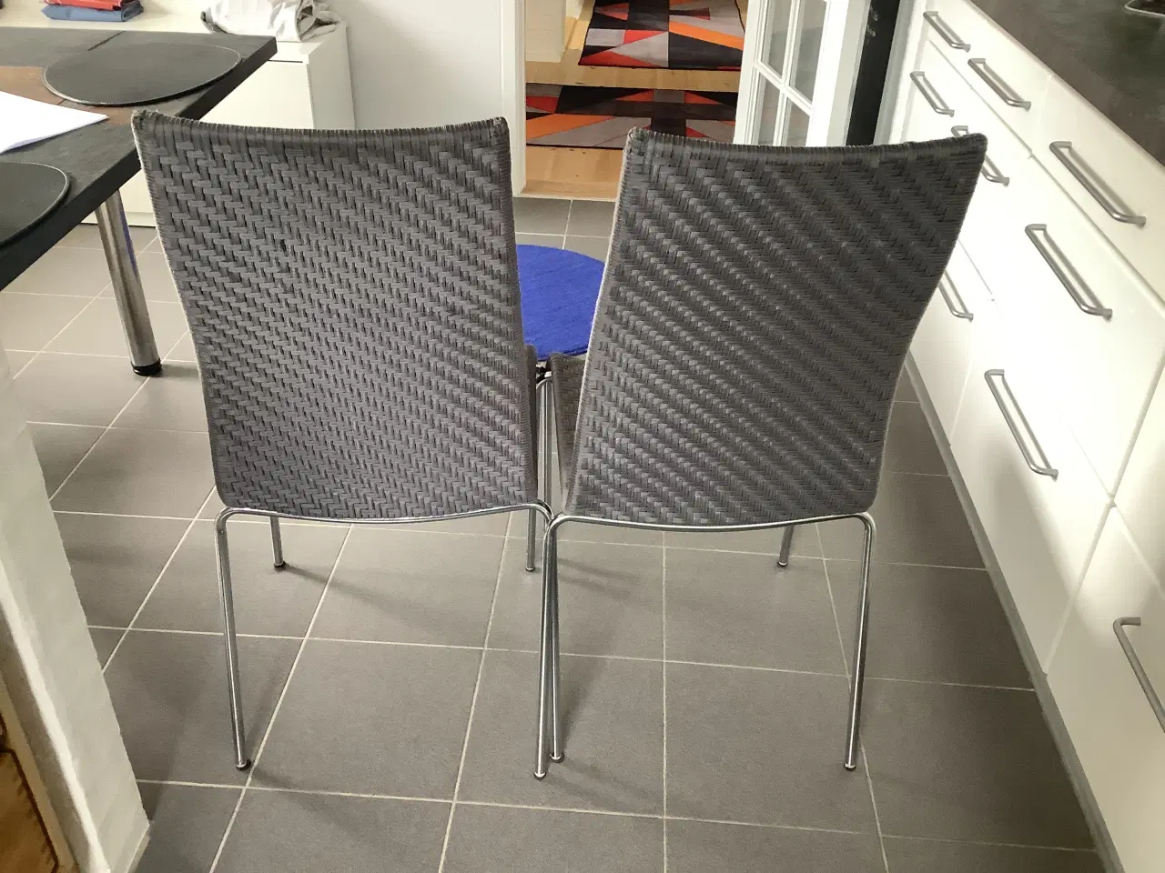 Billede 2 - 6 grå spisebordsstole- flet 