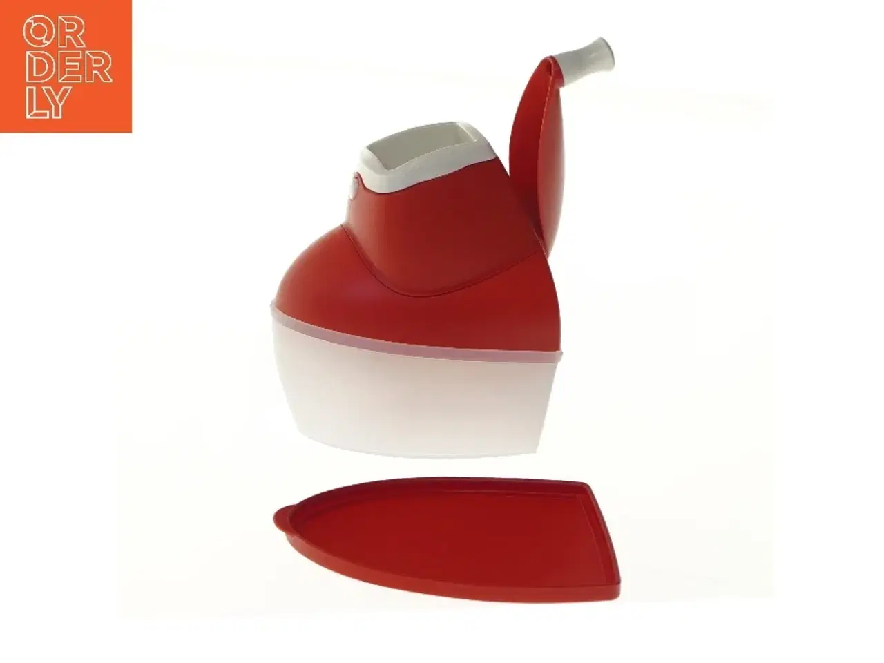 Billede 1 - Rød minihakker tupperware (str. 15,5 cm)