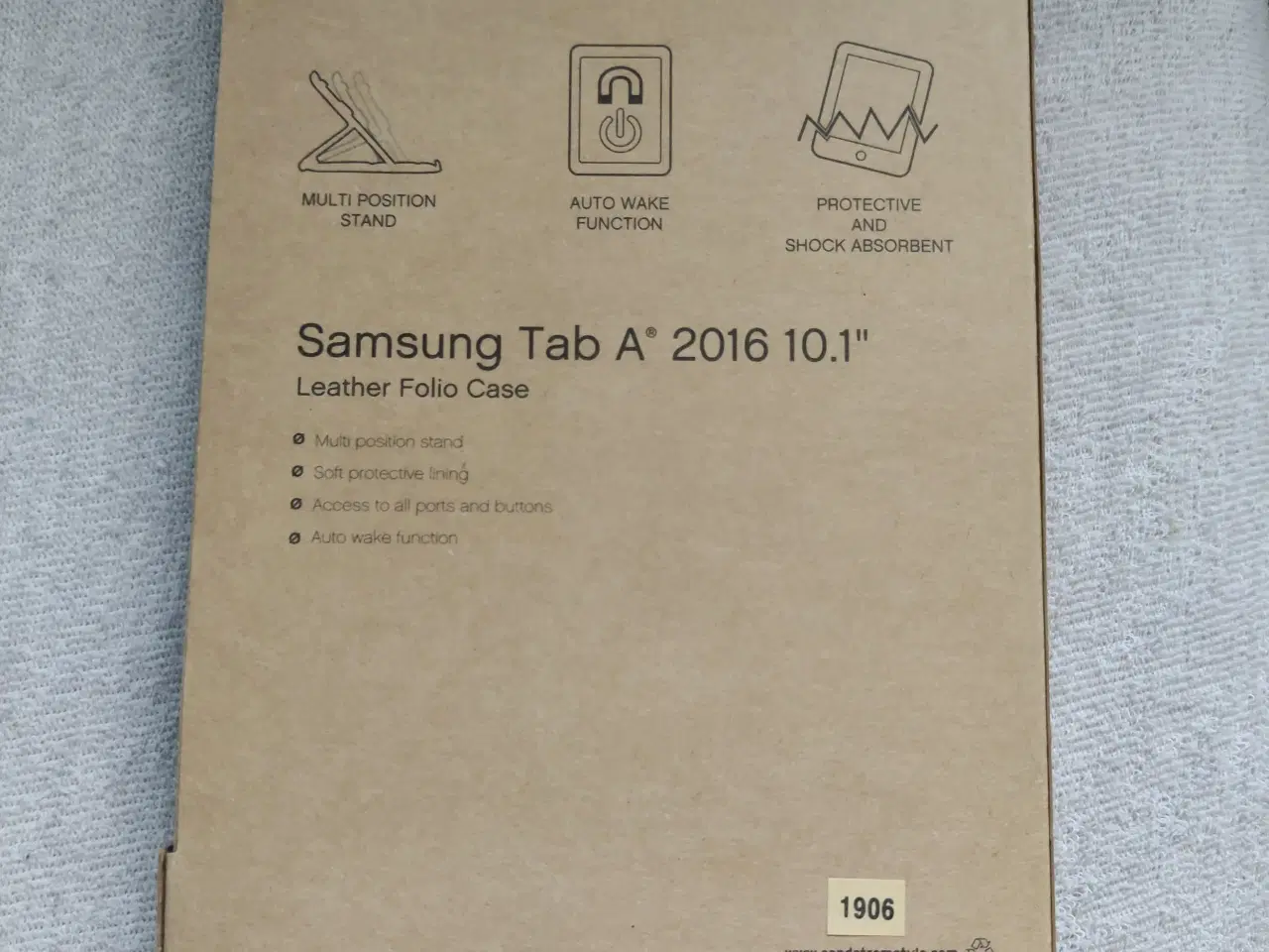 Billede 2 - Sandstrøm Samsung Tab A 2016 10,1" læder case