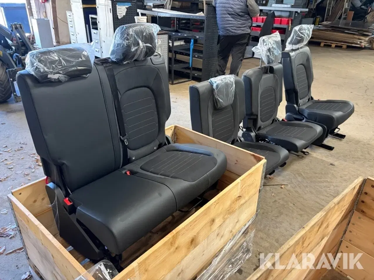 Billede 1 - Bilsæder Volkswagen ID Buzz Long base komplet bagsæder 7 personer