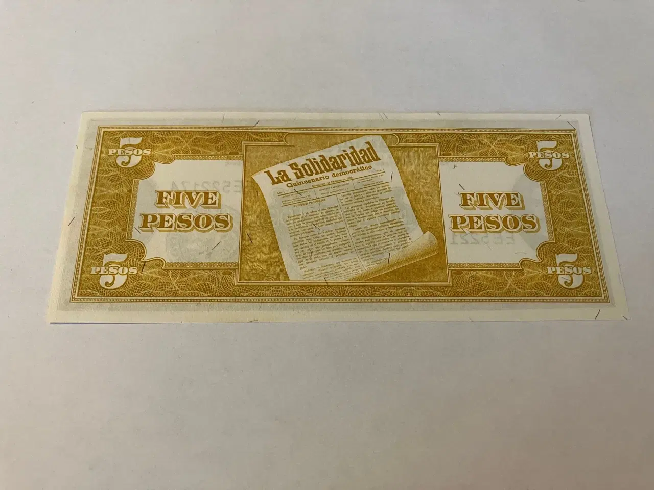 Billede 2 - 5 Pesos Philippines 1949