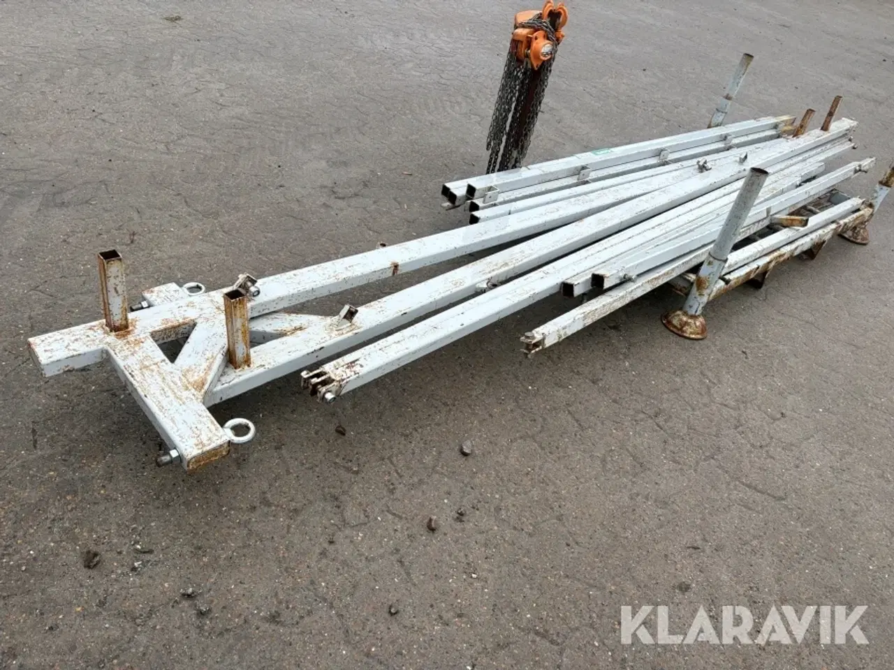 Billede 3 - Bageplade til storskærm - Inklusiv 2 x 0,5 tons talje