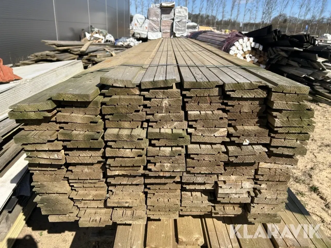 Billede 2 - Sternbrædder Trykimprægneret gran, 145 stk