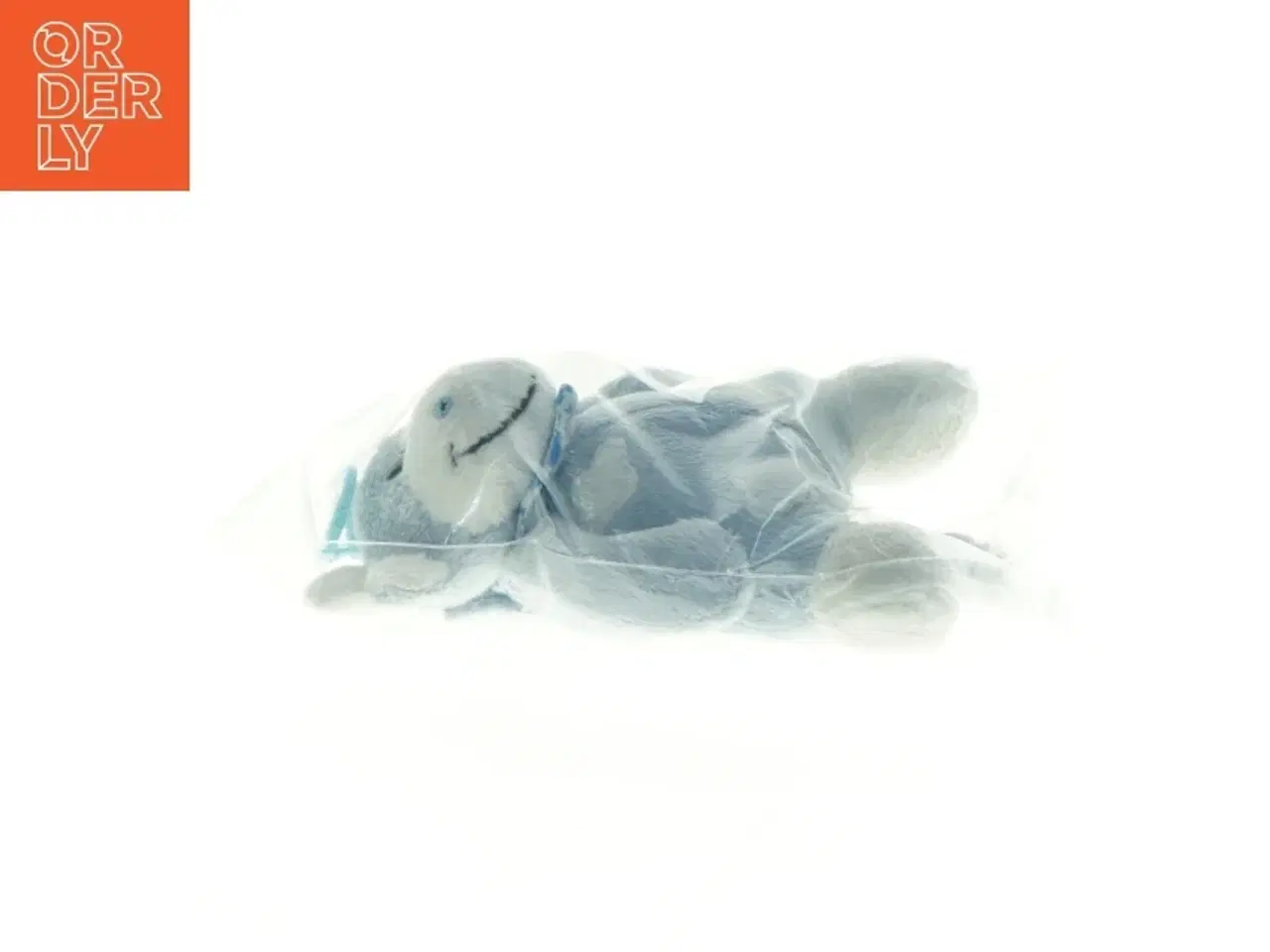 Billede 2 - Blå bamse fra Bamse Gaarden (str. 14 x, 9 cm)