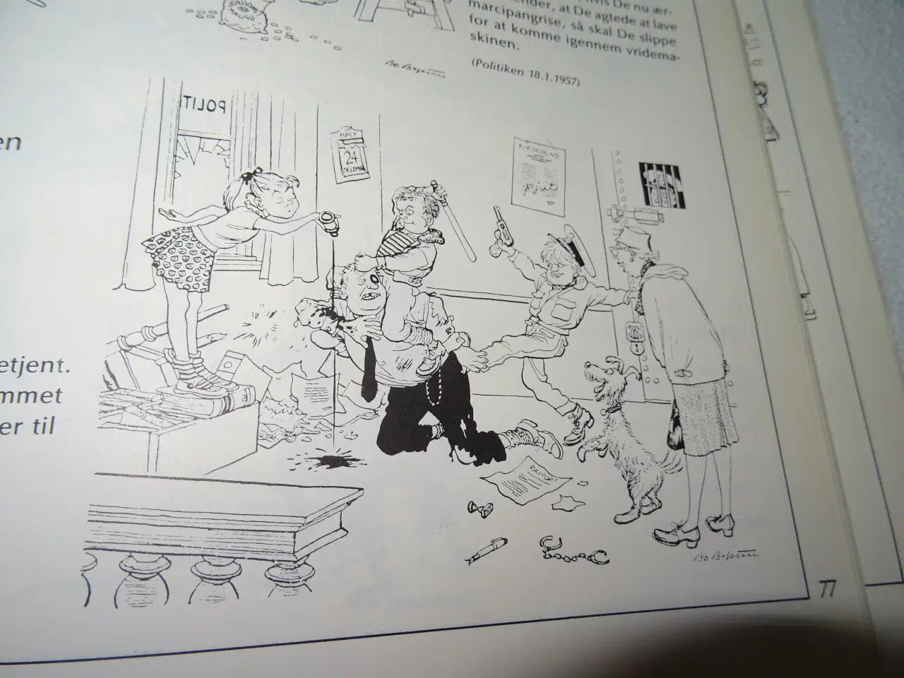 Billede 3 - Dansk politi i karikatur 1905 til 1977