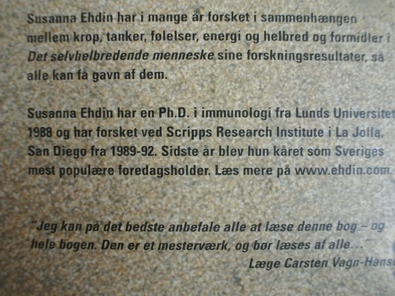 Billede 3 - det selvhelbredende menneske, Af susanna ehdin, em