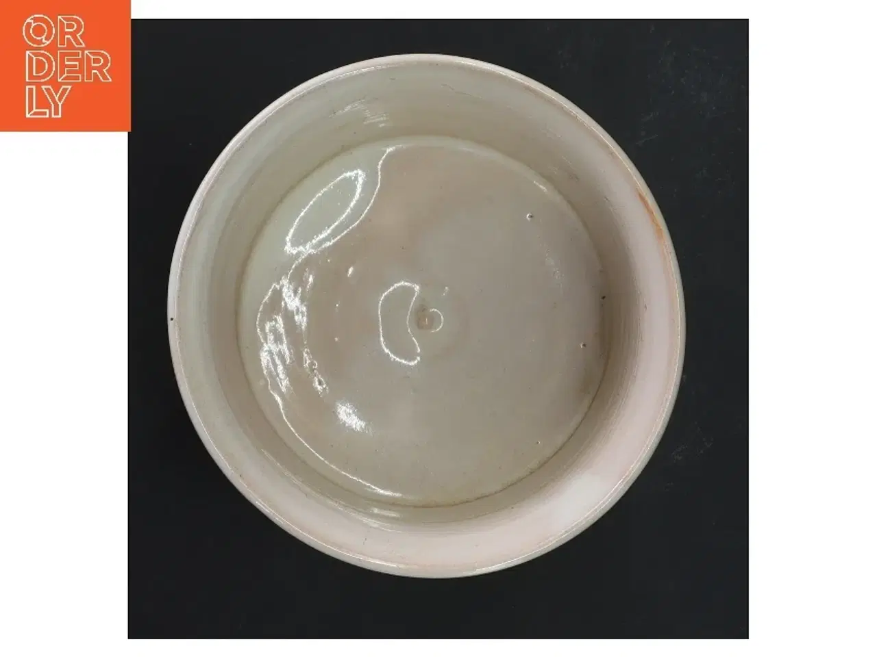 Billede 2 - Dekorativ urtepotte med blomsterdesign (str. Ø 13 cm længde 11 cm)