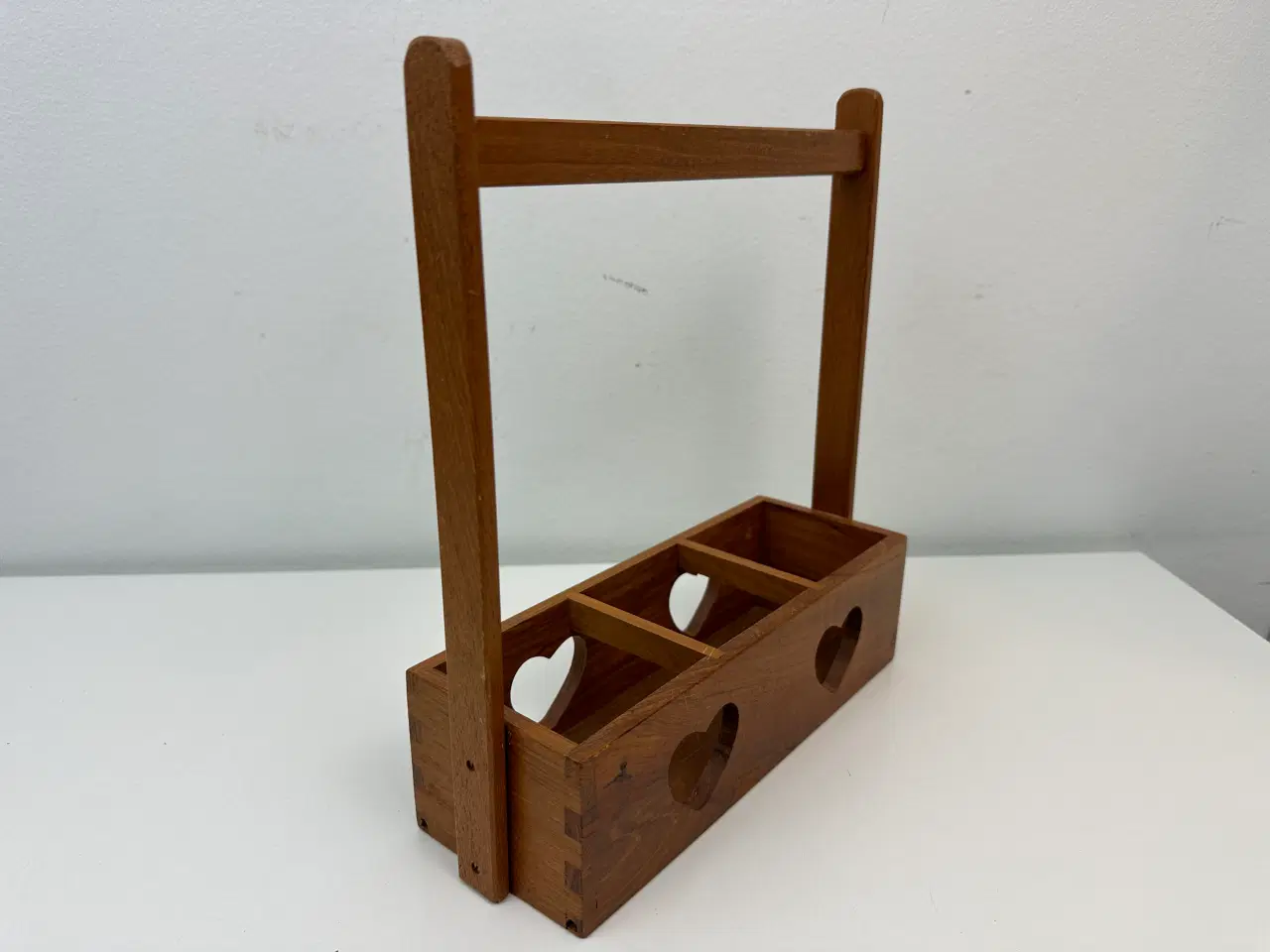 Billede 5 - Retro flaskeholder / opsats i teak