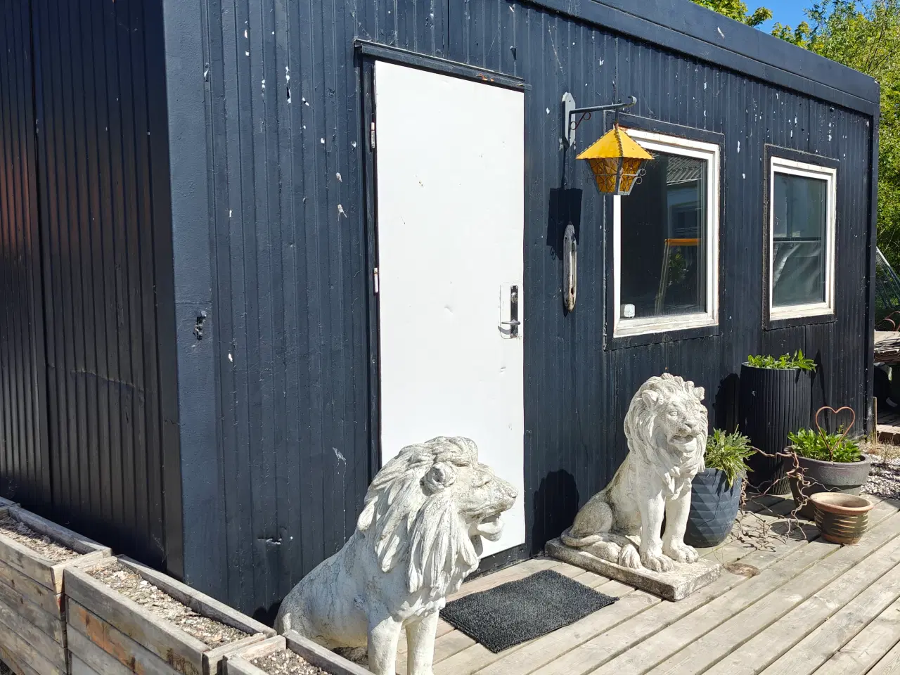 Billede 5 - 20 fod isoleret container med el, dør og 3 vinduer