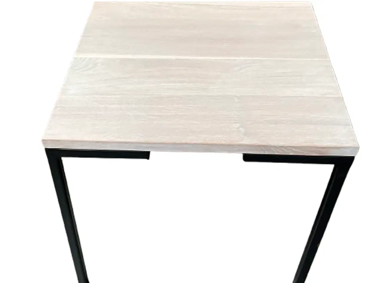 Billede 2 - Hjørnebord, hvidolieret eg