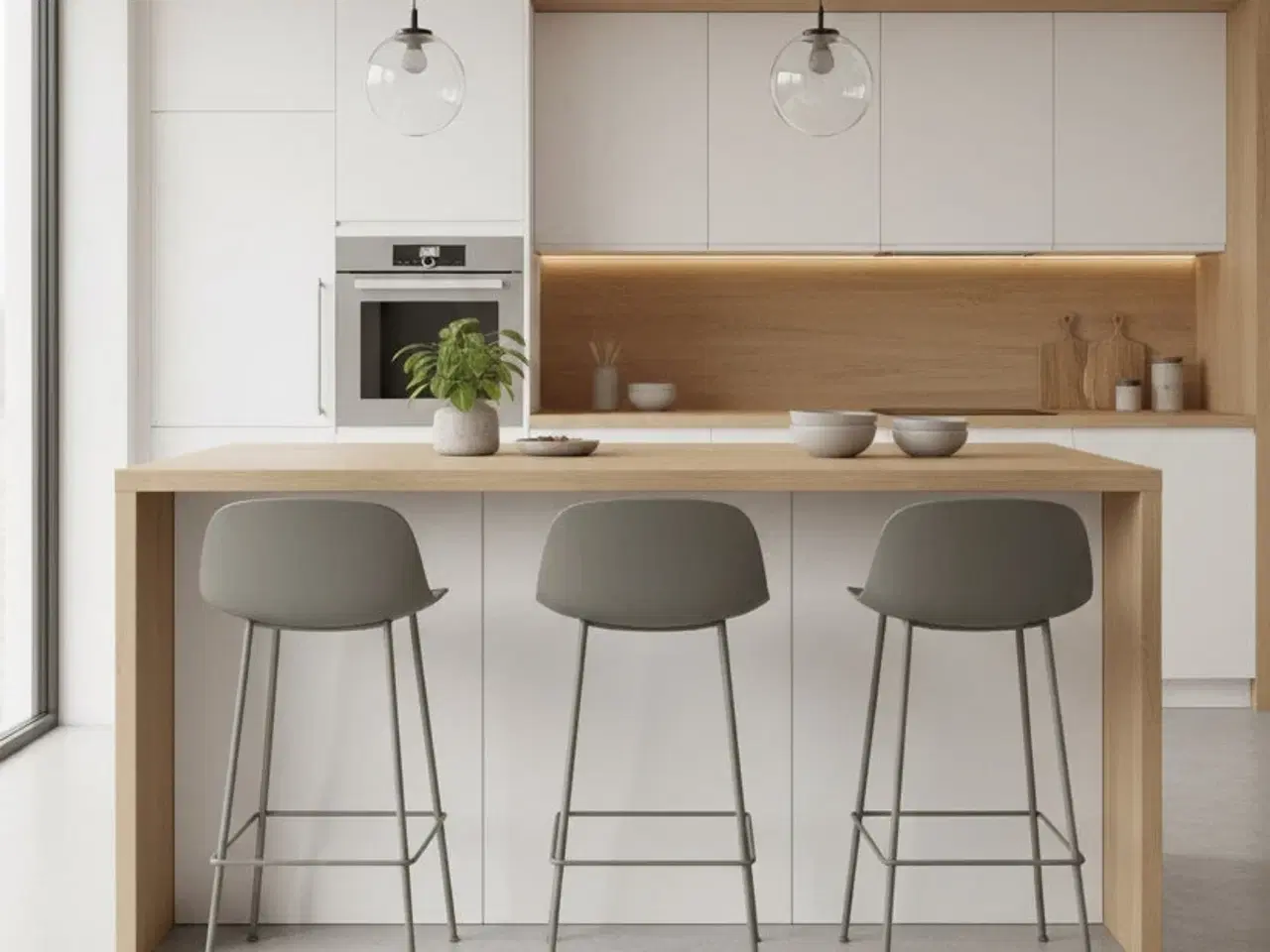 Billede 2 - Muuto Fiber Barstol – Grå SH 65cm