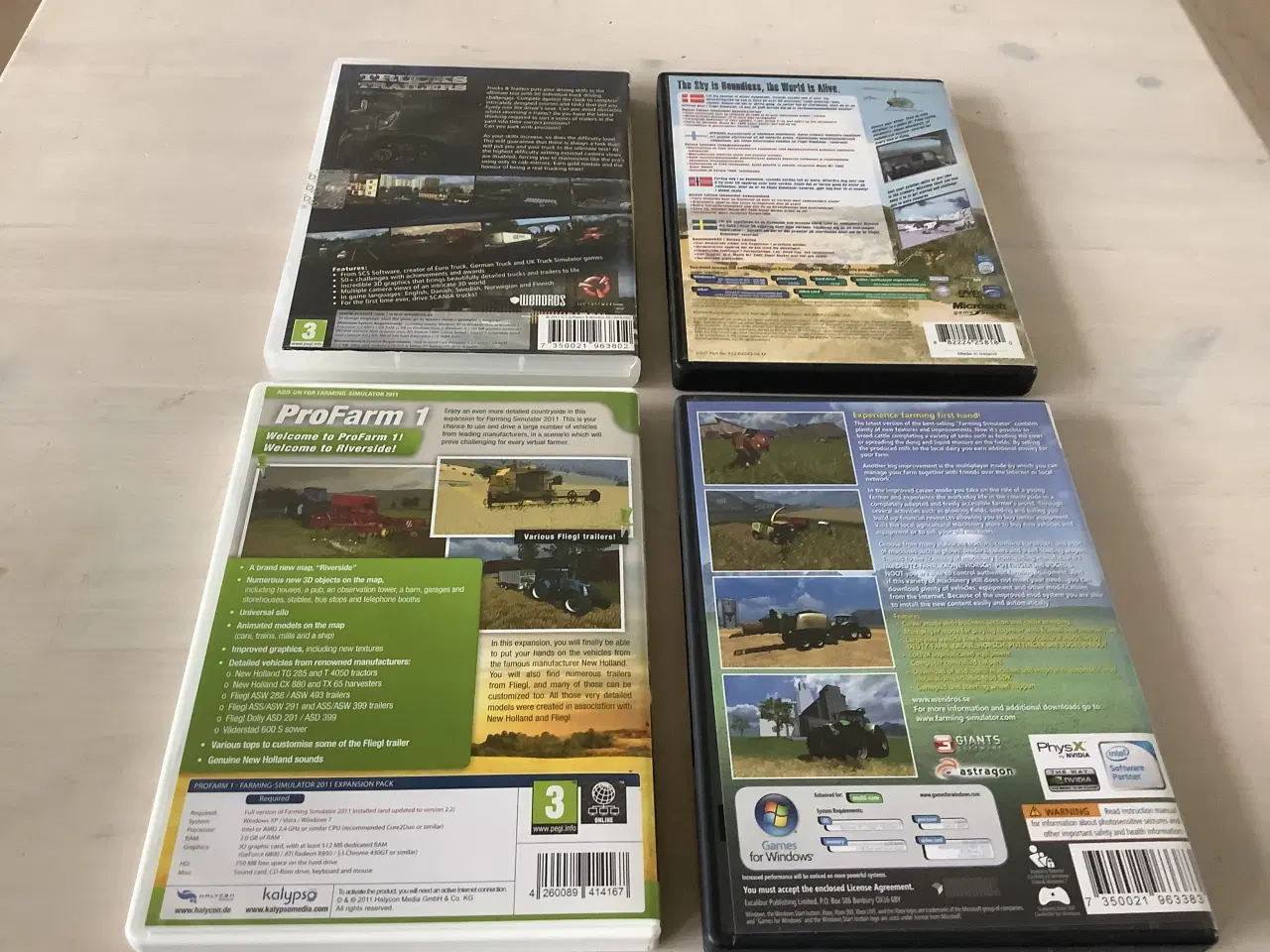 Billede 2 - 4 simulator pc spil