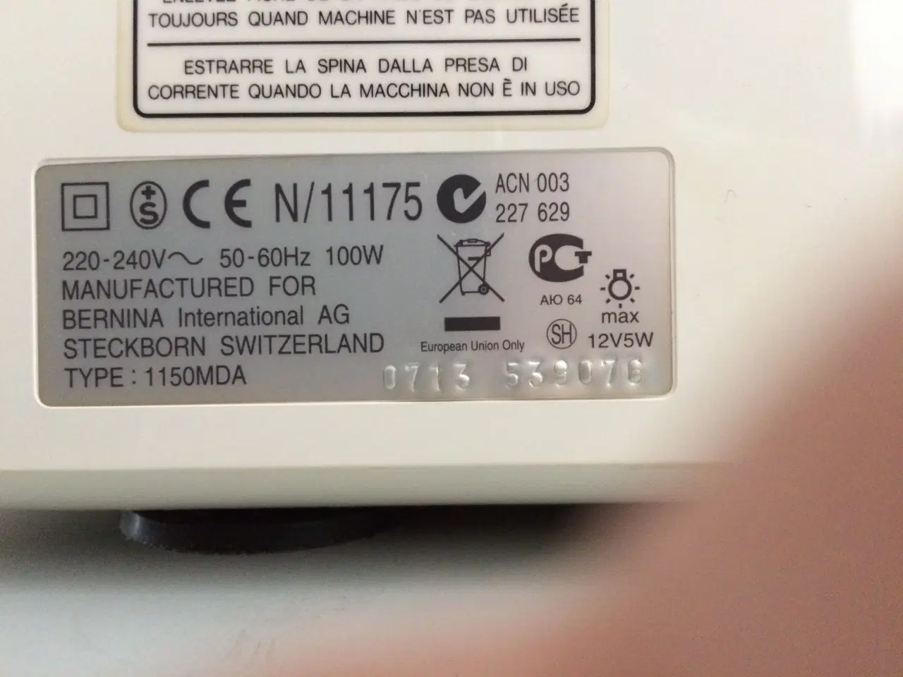 Billede 2 - Bernina overlocker.1150 MDA.