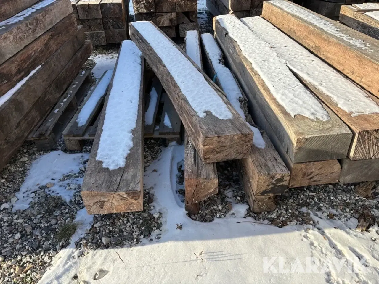 Billede 5 - Egesveller 100styk Egetræ 2600x250x150mm