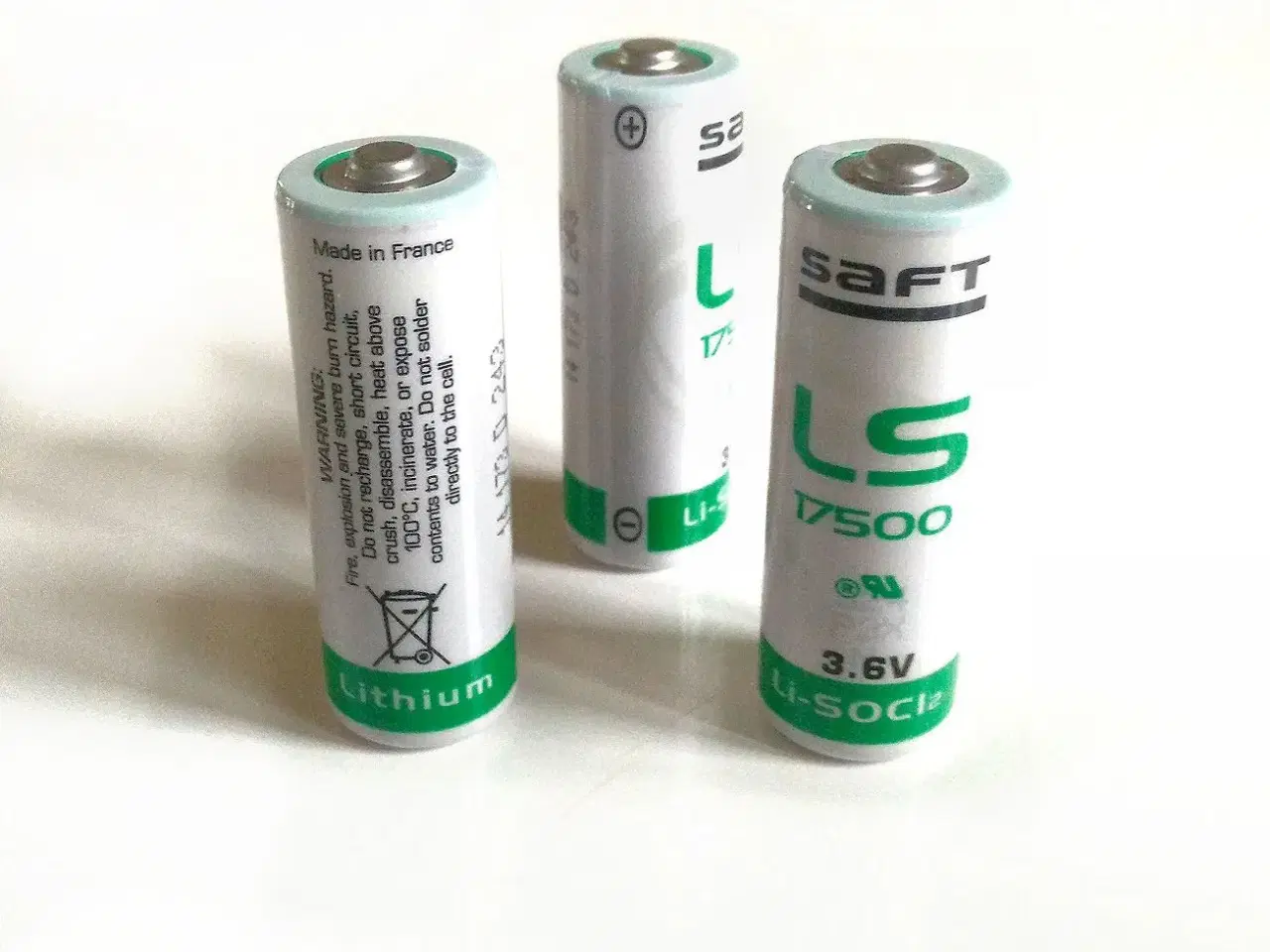 Billede 1 - Saft LS17500 A batteri 3.6V 3600mAh