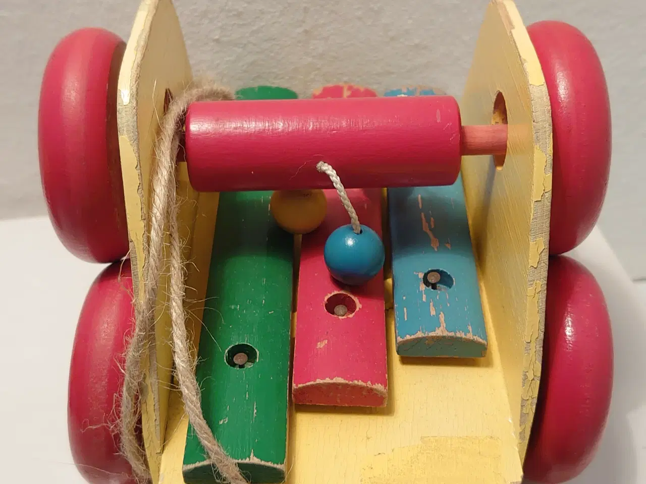 Billede 3 - 4 stk vintage trælegetøj. 3 stk Brio.