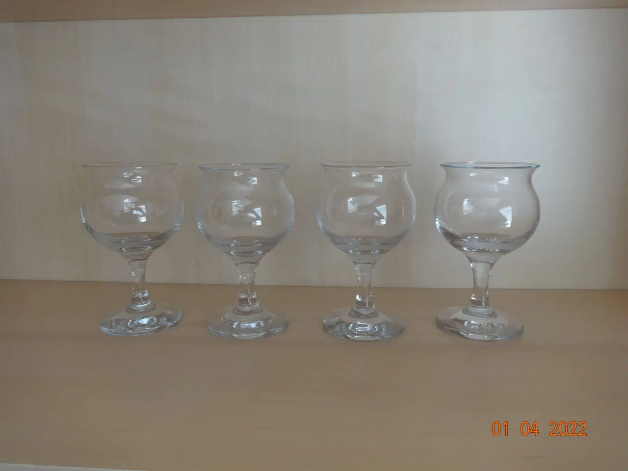 Billede 2 - Idéelle cognac glas (Holmegaard)   4 stk