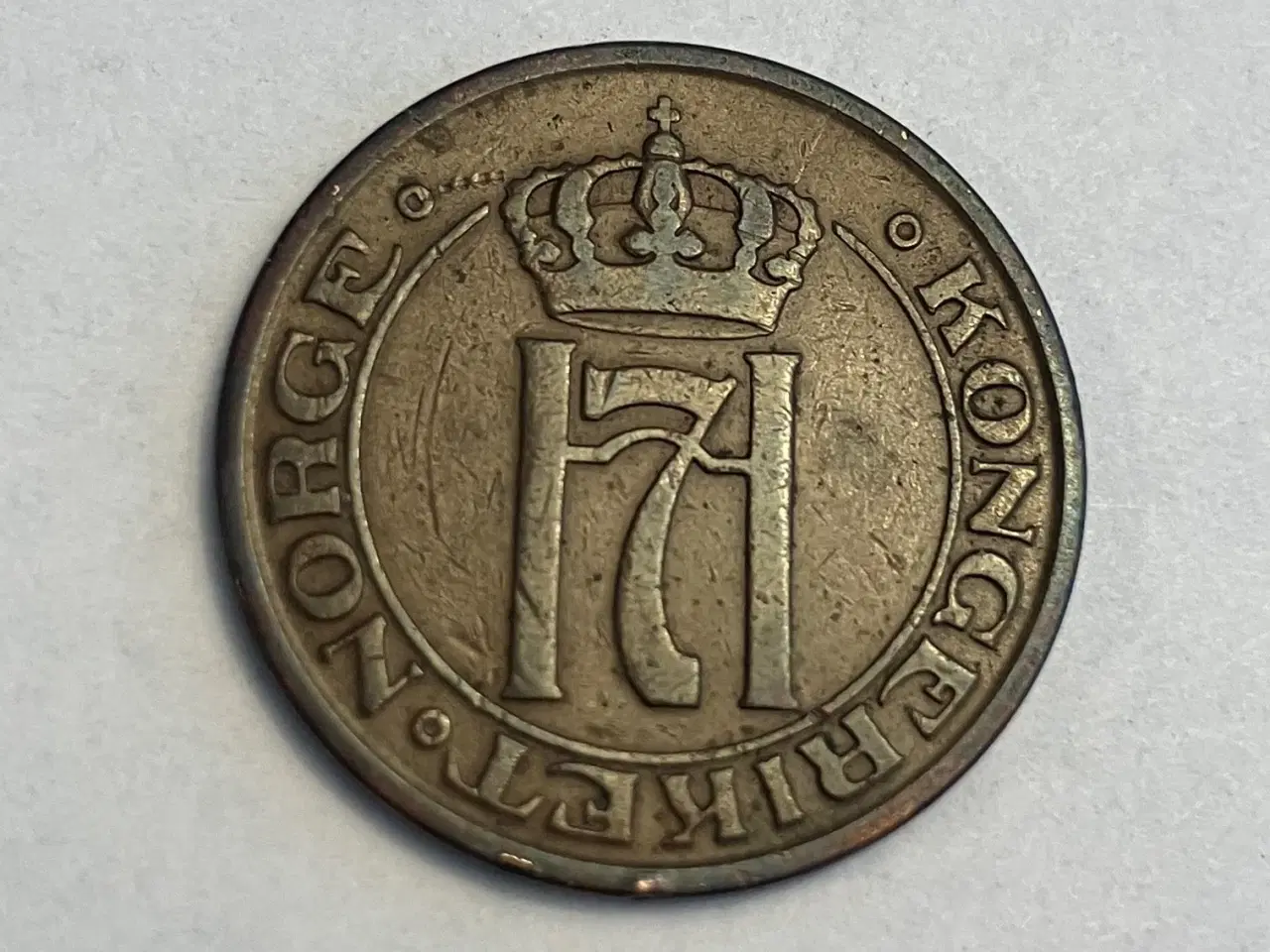 Billede 2 - 2 Øre 1914 Norge