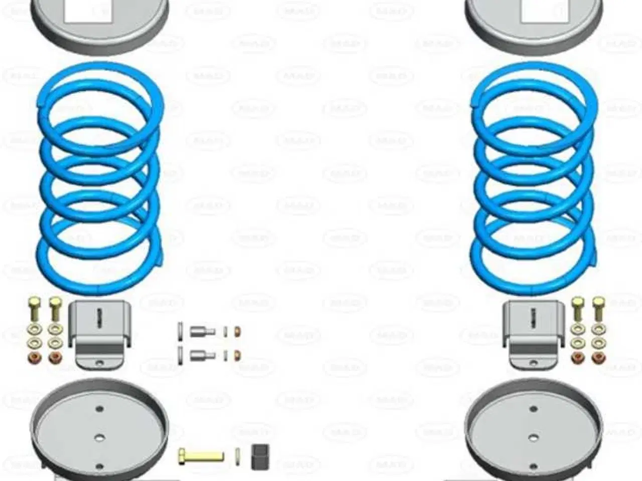 Billede 2 - Hjælpefjeder kraftig forstærket Crafter - Sprinter