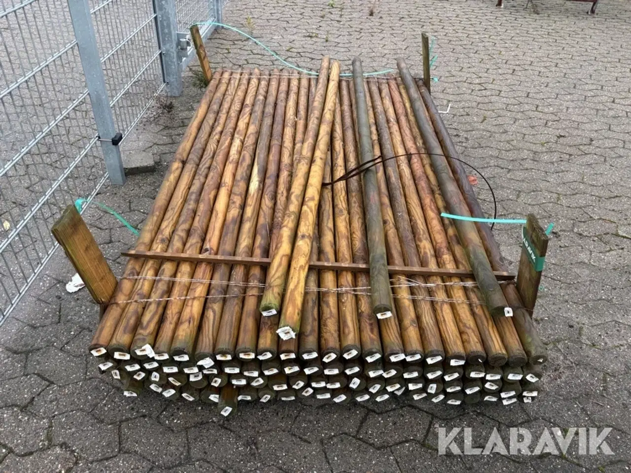 Billede 5 - Hegnspæl 5 X 200 cm trykimprægneret