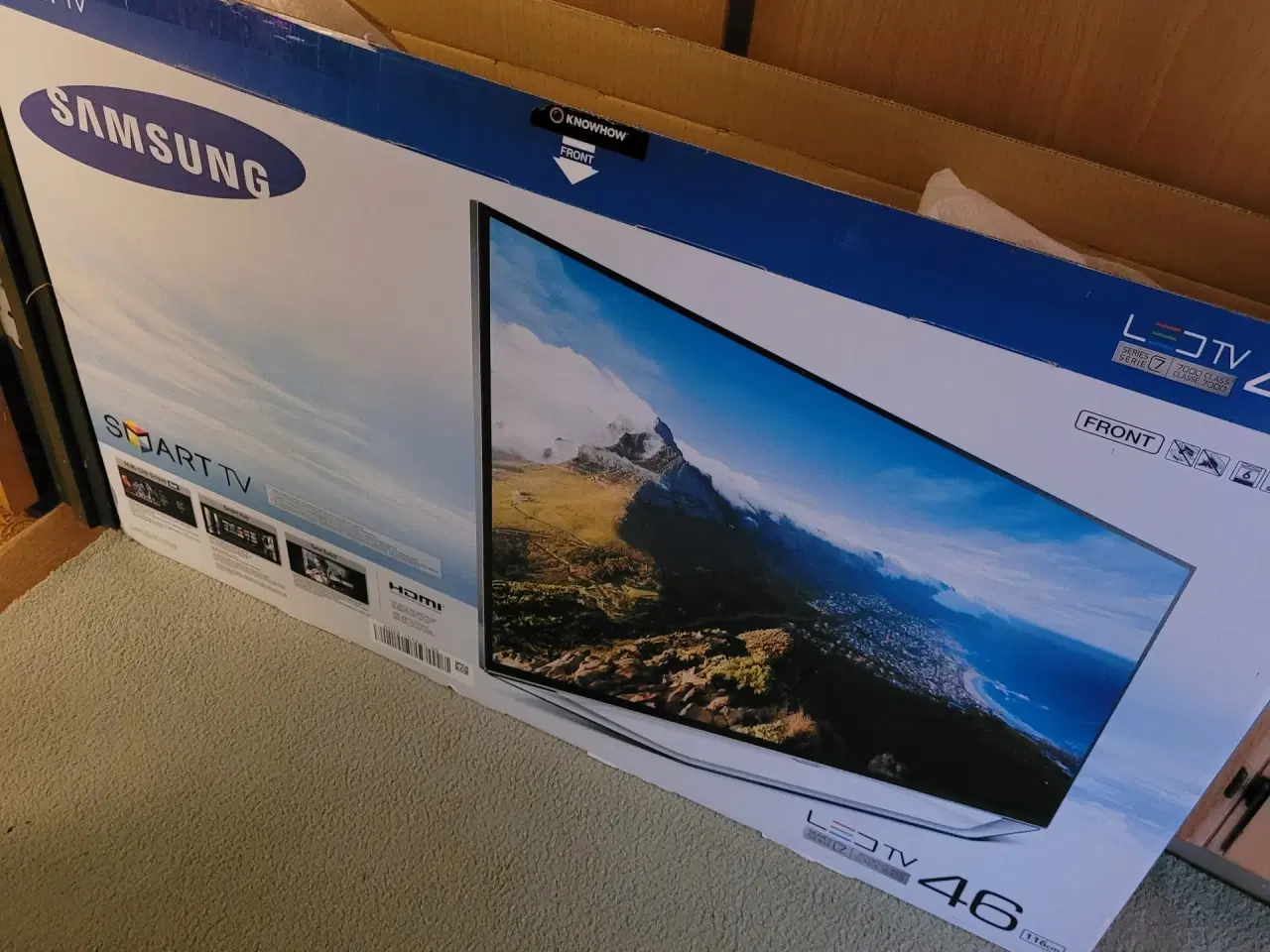 Billede 3 - Brugt 46 tommer LED Samsung tv med fjernbetjening 
