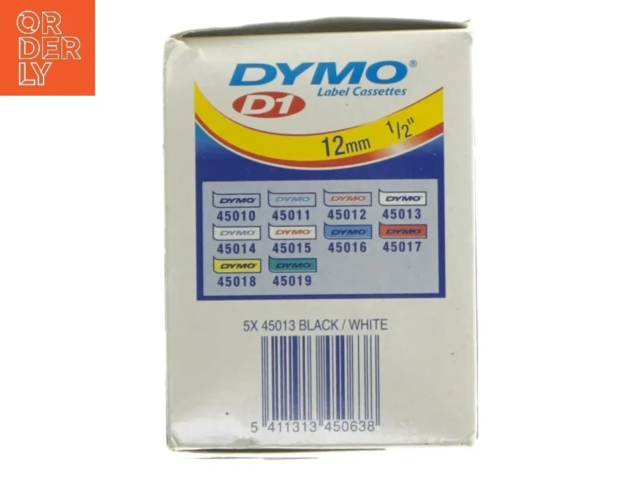 Billede 5 - Dymo D1 Label Kassette 12mm fra Dymo (str. 9x9x7 cm)