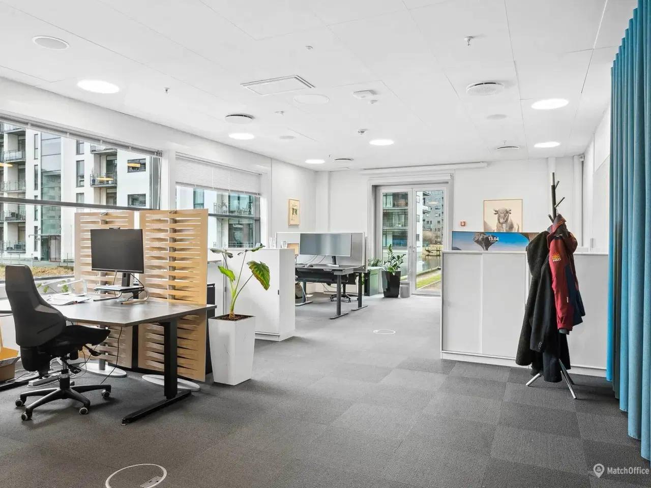 Billede 4 - 142 m2 lyst kontorlejemål i Søborg Tower - bemandet reception. kantine og fri parkering.