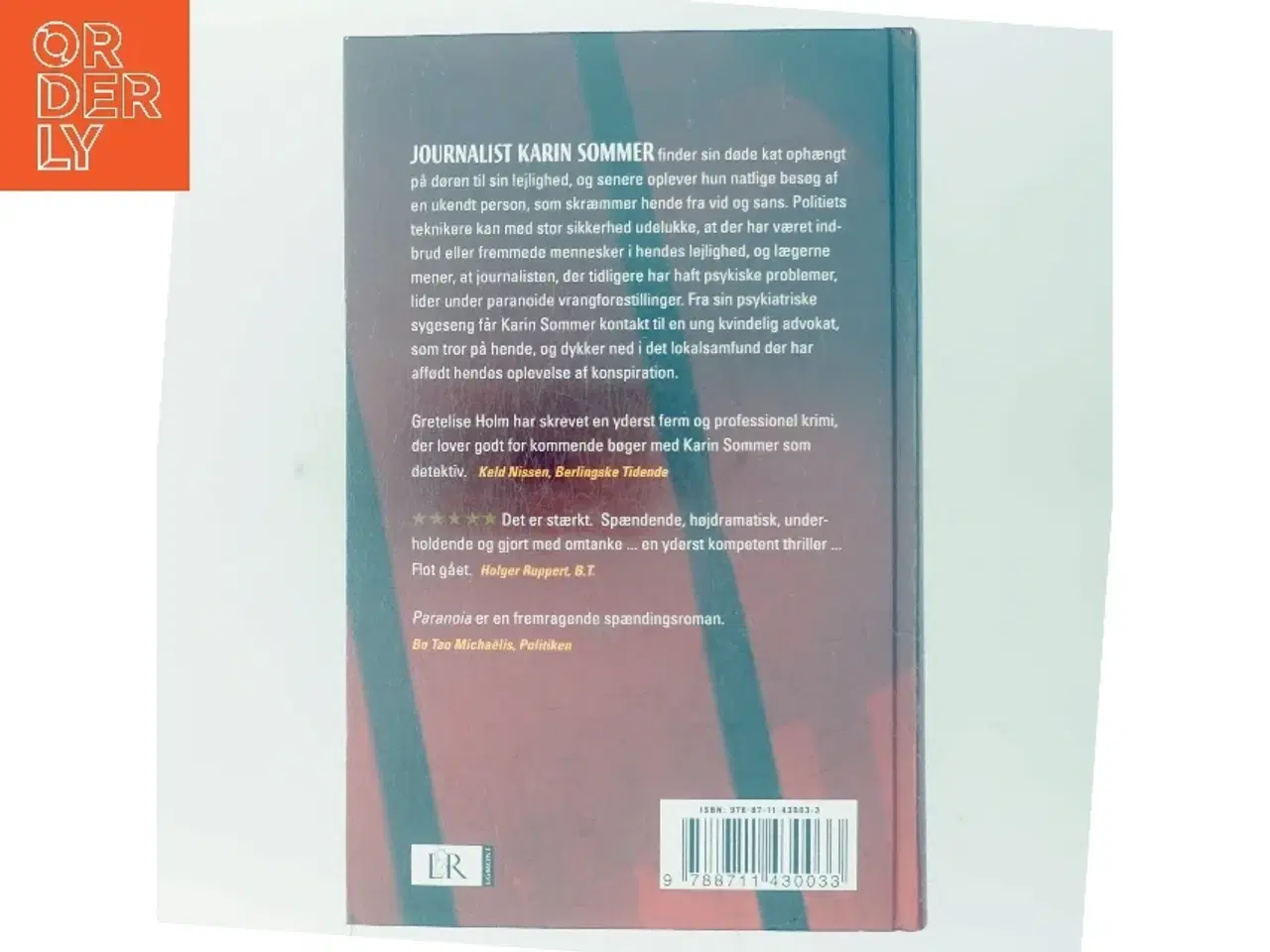 Billede 3 - Paranoia af Gretelise Holm (Bog)