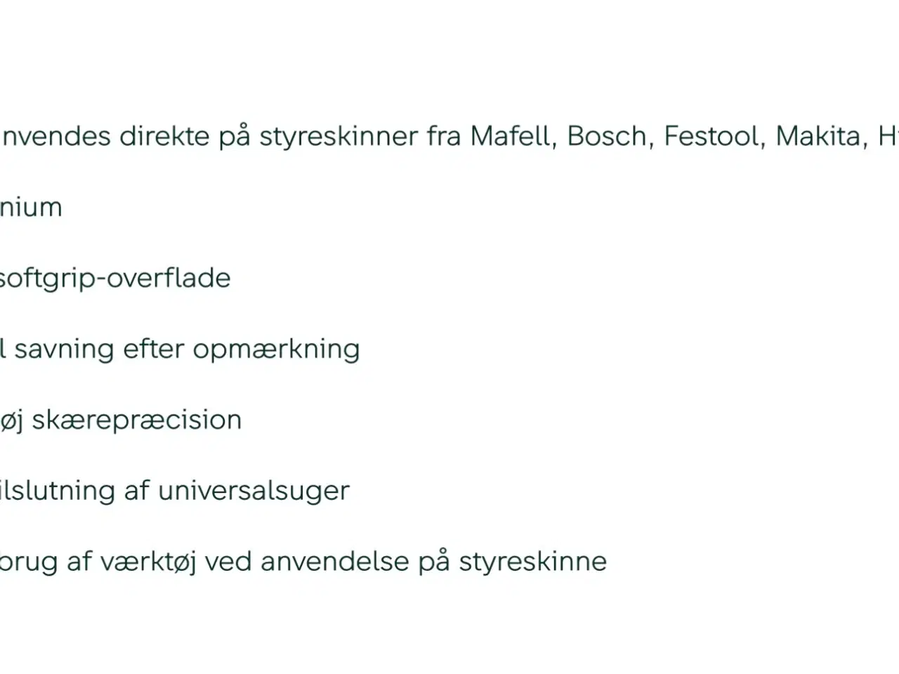 Billede 3 - METABO KS 55FS RUNDSAV + WOLFCRAFT FKS FØRINGSSKIN