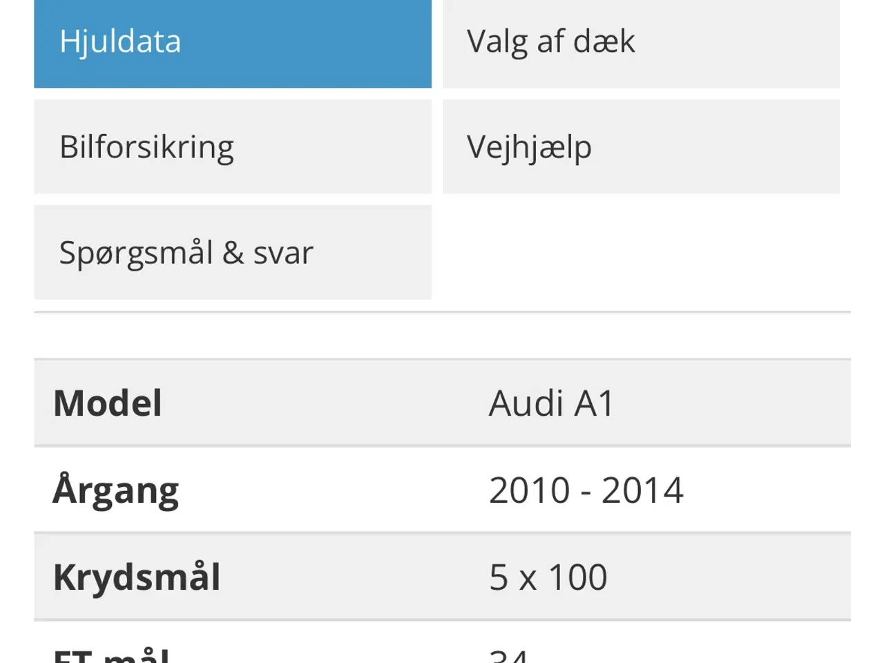 Billede 3 - Audi originale Alufælge med vinterdæk 