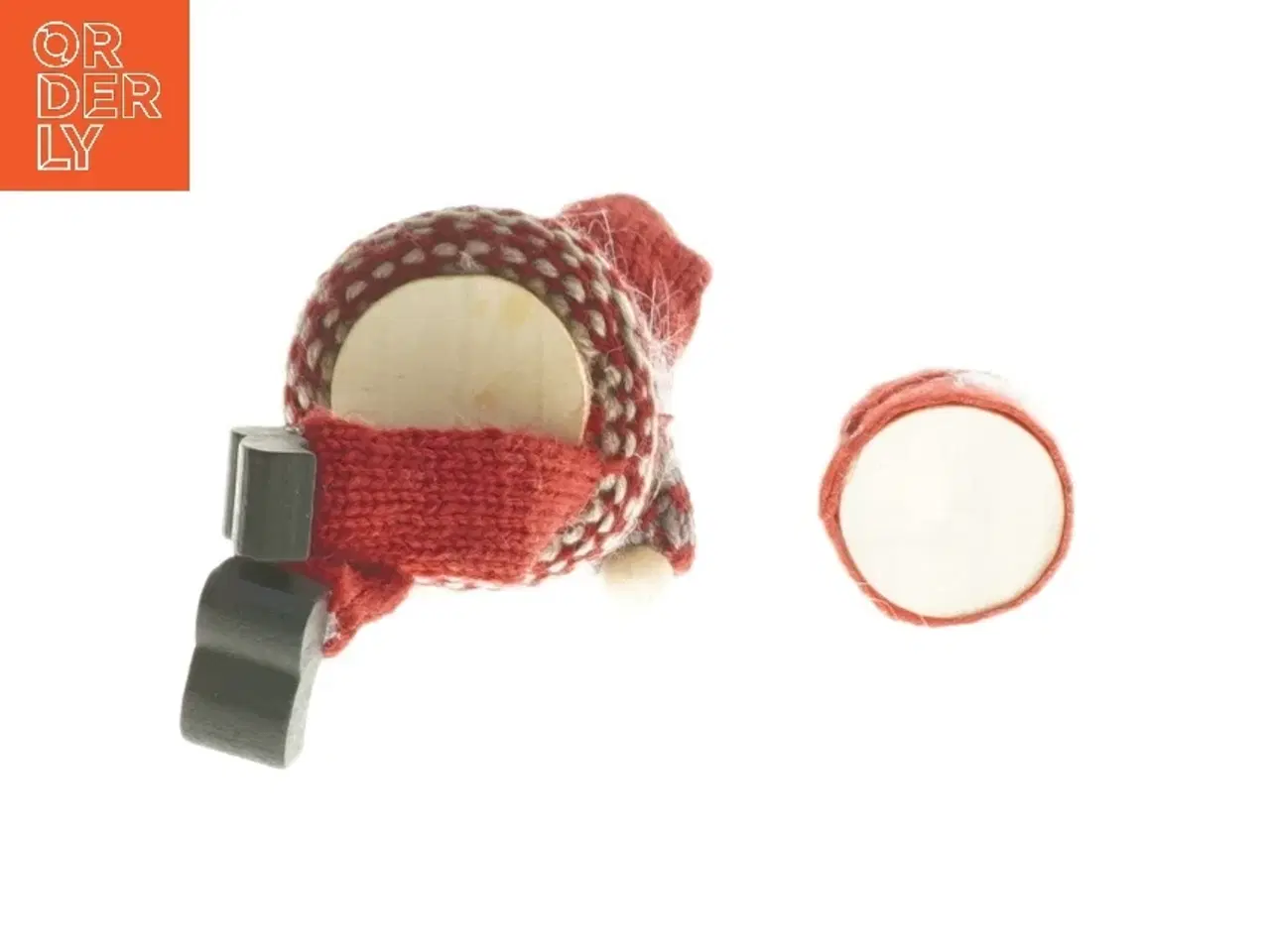 Billede 2 - Nissefigurer i træ (str. 8 og 18 cm)