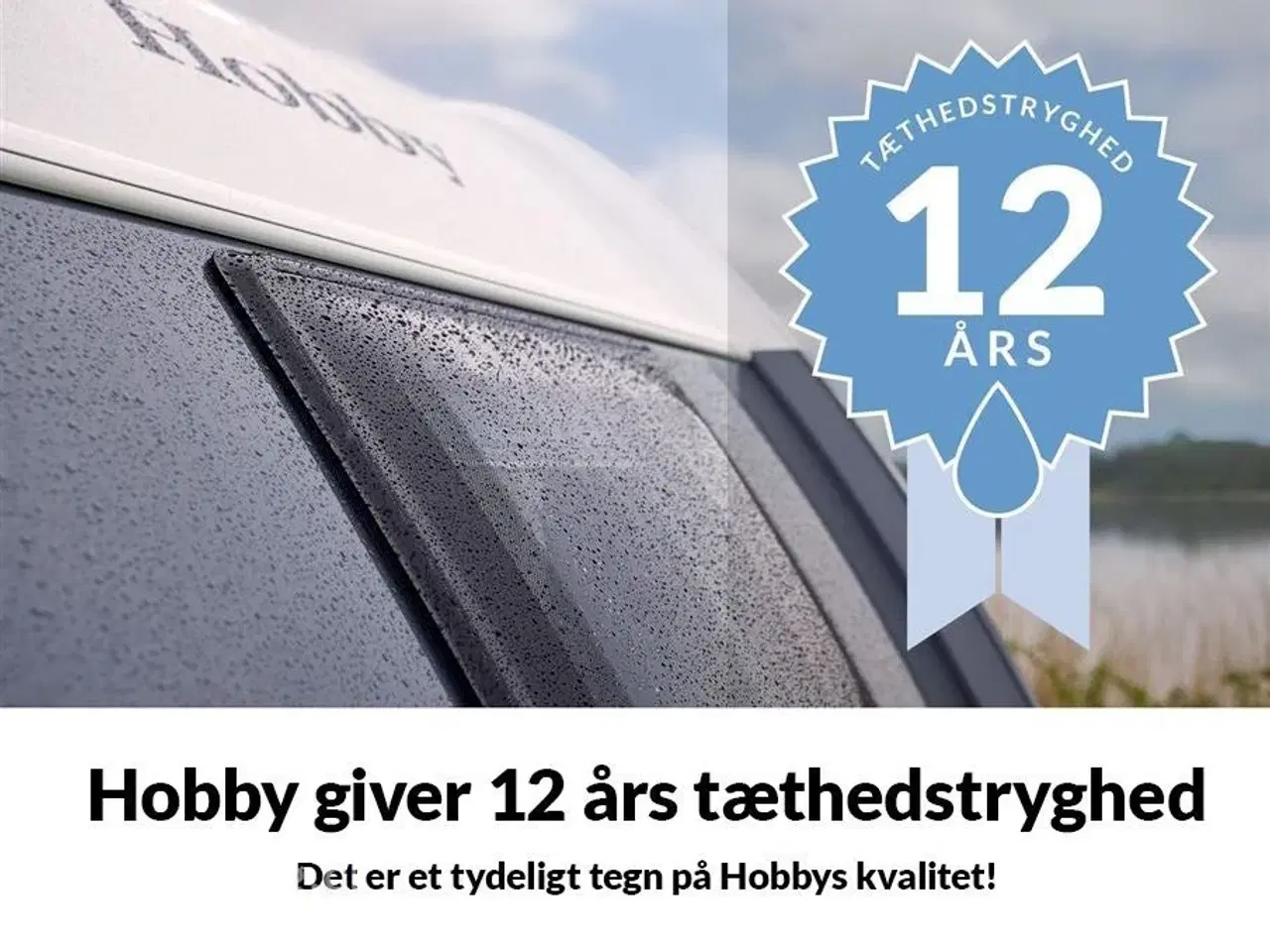 Billede 17 - 2025 - Hobby Excellent Edition 540 UFF Fritstående dobbeltseng i front samt rundsiddegruppe i bagenden .